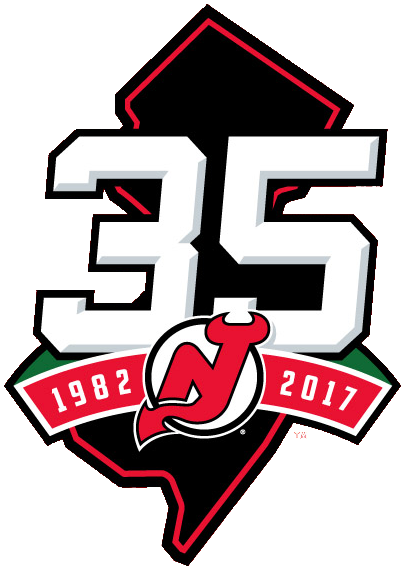 New Jersey Devils 2018 Anniversary Logo iron on transfers for fabric